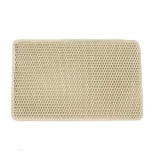 แผ่นดักทรายแมว ร่องลึก ไม่เลื่อน พรมดักทรายแมวแผ่นดักทรายแมว แผ่นรองครอกแมวทำความสะอาดง่าย สามารถนำทรายกลับมาใช้ไหม่ได้