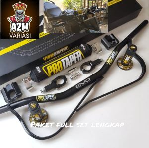 [PAKET MURAH] STANG STIR FATBAR PROTAPER LOW PLUS RAISER STANG+HANDGUARD+HAND GRIP+BUSA STANG PROTAPER UNIVERSAL STANG BUAT MOTOR KLX TRAIL XRIDE VXION BYSON DLL