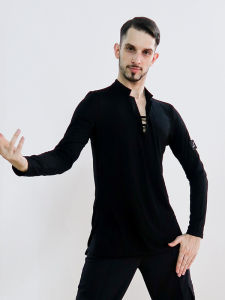 YJFY Dance | Men Latin Dancing Costume Chinese Style Long Sleeve 4 Seasons