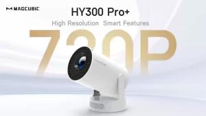MAGCUBIC | Máy Chiếu Di Động Magcubic HY300 Pro+ Android 14 8000 Lumens 8K 720P Tích Hợp WiFi 6 Loa Tích Hợp Xem Phim Ngoài Trời Rạp Chiếu Phim Gia Đình