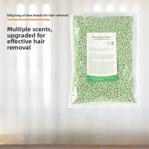 500g Paperless Hair Removal Bean Wax Full Body Underarm Leg Face Hot Wax Bean Hair Removal Cream for Personal Care And Beauty