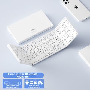 B.O.W | Bluetooth Folding Portable Silent Keyboard and Mouse Set