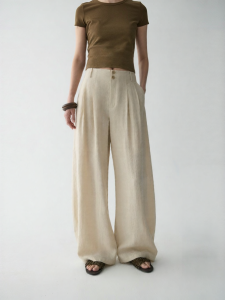 INSIS FEMME | Waistless Flared Design Loose Arc Womens Trousers
