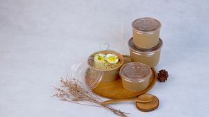 [25 PCS] Paper Bowl Kraft Coklat Laminasi Mangkok Kertas + Tutup Paper Rice Bowl Kemasan Makanan 360ml 500ml 650ml 800ml Take Away