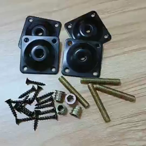 4x M8 Leg Attachment Plates Repair Accessories for Table Ottomans Dresser