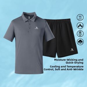 CAMEL | Quick-Dry T-Shirt and Shorts Set