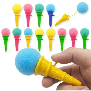 Meade | 12Pcs Mini Colorful Ice Cream Foam Ball Launcher Catapult Toys Spoof Fun Birthday Party Gift For Kids Boys Girls Party Favors