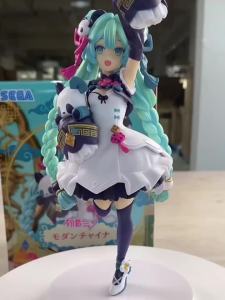 Bandai | Mô Hình Nhân Vật Hatsune Miku Kawaii PVC Anime 18cm Búp Bê Mô Hình Hành Động Phong Cách Trung Quốc Hiện Đại Đồ Trang Trí Sưu Tầm Hình Gấu Trúc Quà Tặng Giáng Sinh