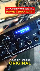 NEW Audio Power Amplifier Fleco BT-198B PRO 2000 W- Amplifier Bluetooth USB/SD/FM/MP3- FLECO TERBARU - AUDIO POWER AMPLIFIER