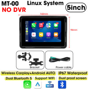 7 Inch GPS Navigation Motorcycle Wireless Carplay Android Auto Waterproof DVR Display Screen Portable Moto Monitor Bluetooth