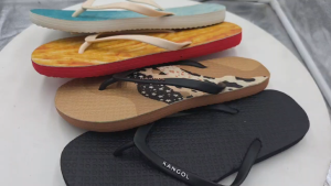 New Womens Fashion Flip-flops Material rubber plastic