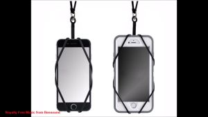 Silicone Lanyard Moblie Phone Straps Cell Phone Holder Sling Necklace Wrist Strap Mobile Phone Holder with Card Holder