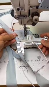 4 In 1 Piping Folder-Binder Cording-Binder For Lockstitch Computer Flat Sewing Machine Part Embedded Presser Foot 20-36MM
