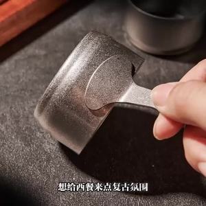 Multifunction Stainless Steel Sauce Cup Non-rust With Handle Sauce Dipping Bowl 60/80/100ML Mini Sauce Pan For Kitchen〔CC11〕