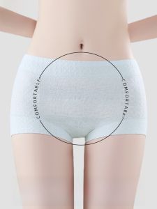 MiiOW | Pure Cotton Antibacterial Breathable Womens Boxer Shorts High Waist Seamless Comfortable Underwear For Cat People Hot Pants