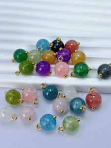 New Chinese Style Jade Pearl Bead Buttons Hanfu Pink Blue Dark Buttons Lacquerware Qipao Home Fabric Sewing DIY Accessories