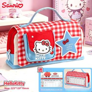 TMSU | Collaborative Cute School Bag Pencil Case Large Capacity With Layers And Handle