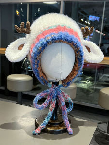 Christmas Feilu Plush Bonnet Childrens Variable Bag Winter Double Layer Thickened Fleece-lined Toque Earflaps Lei Feng Hat