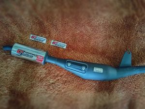 knalpot standar racingsr one spek balyer Yamaha Alfa by cminx racingMuffler