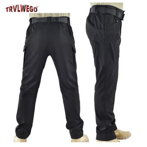 Mens Tactical Fishing Pants Quick Dry Cargo Trousers for Spring Autumn Outdoor Hiking Casual Work Trekking Camping