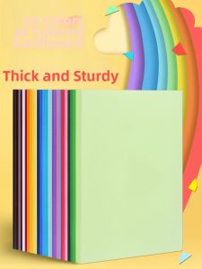 GAGAXIONG | Macaron Gradient Color Black White Colored Heavy-duty Art Craft Paper A4