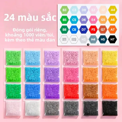 XUEDELE | Bộ Dụng Cụ Ghép Hạt DIY Bao Gồm Giấy Chuyển Nhiệt và Dụng Cụ Ủi