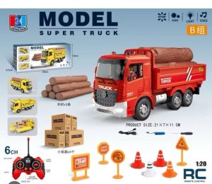 MAINAN MOBIL REMOTE CONTROL KOLEKSI RC TRUCK PICK UP JNT CARGO LALAMOVE 1:20 6CH / PAKAI MUSIK