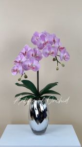 แจกันดอกไม้ประดิษฐ์ แจกันกล้วยไม้ปลอม ดอกไม้ปลอมพร้อมแจกัน