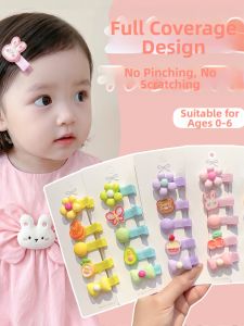 ENEN | Sweet Flower Hair Clip Soft Fabric Child