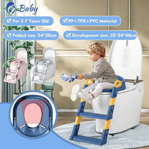 Potty Trainer Ladder Baby for Toddler Baby Toilet Seat for Kids Foldable Potty Chair