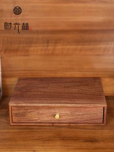 กล่องเก็บของขนาดใหญ่ทำจากไม้เนื้อแข็ง ชั้นวางของตกแต่งบ้านสไตล์หรูหรา กล่องเก็บของสำหรับประตูทางเข้าบ้าน กล่องเก็บของสำหรับใช้ในบ้าน