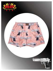 Subreef Casual Cotton Underwear Loose Boxer Shorts for Couples Youth mid Waist Printed Cartoon Design Home Comfortable Briefs