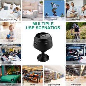 Zephyriy A9 Mini CCTV Aman HD 1080P Kamera CCTV Murah Sambung Ke HP Selamat Cameras WiFi Nirkabel BT Wireless Outdoor Wide Angle Surveillance Tanpa Kabel