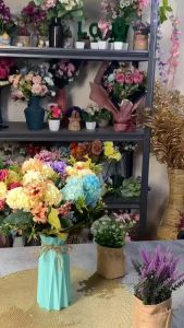 Buket Bunga Buatan Levi Peony Mawar Bouquet Bunga Palsu Artificial BG155