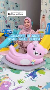 Mainan Kuda Jungkat Jungkit Bahan HDPE Tebal