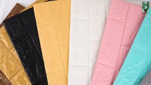 Xốp Dán Tường 3D Giả Gạch dày khổ lớn 77cm x70cm có keo sẵn cách âm cách nhiệt chống thấm nước