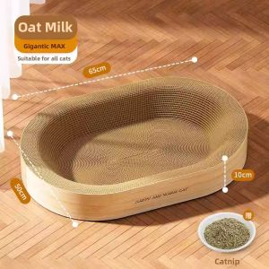 MONLEYTA | Large Size Jute Cat Scratching Board Integrated Cat Bed Wear Resistant No shedding Durable Rope Cat Claw Board Cat Supplies
