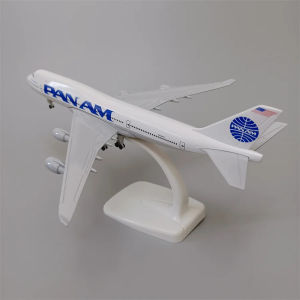 20cm Boeing 747 B747 PAN AM Diecast Airplane Model USA Air Pan American World Airways Alloy Metal Aircraft Plane w Wheels