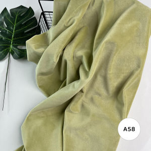 150 * 50cm High-Density 1mm Ultra Soft Crystal Plush Fabric 100% Polyester Fiber Non Elastic DIY Sewing Plush Toy Fabric