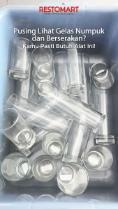 49 Compartment Glass Rack RESTOMART ABS (2835039)(F7)