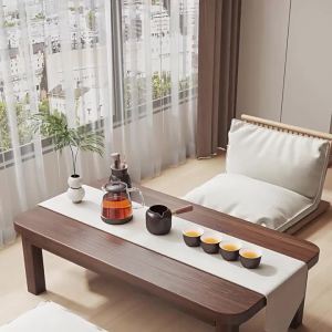 OXO Foldable Table Household Bay Window Kang Table Tatami Small Coffee Table Bed Dining Small Dining Table Bay Window Table Low Table