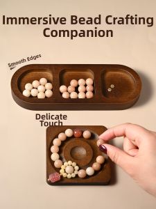 TINGGU | DIY Jewelry Display Tray Walnut Wood