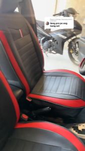 Ford Special Seat Covers Premium Waterproof Leather Cushion Ford Accessories For Fiesta Ranger EcoSport Focus Everest Fe Auto Interior Protector Full Set (Leather & ice silk)