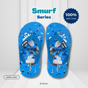 sandal japit anak redline SMURF series(size23-27)