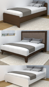 Ranjang / Divan / Tempat Tidur / Alas Tidur / Sandaran Tidur (untuk kasur 160 x 200 cm)