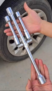 Tenda thai [มาแรง] กากบาทถอดล้อ แบบพับได้ เหมาะสำหรับสกรูหกเหลี่ยมขนาด 17 19 21 23 กากบาทขันล้อ ของแท้ 100% กากบาทถอดล้อรถยนต์ ประแ