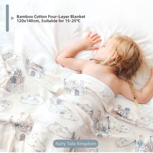 GELINI | Spring and Autumn Lightweight Bamboo Cotton Blanket for Infants