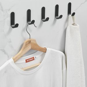 No Drill Strong Self Adhesive Hook Waterproof Adhesive HangingBathroom Towel Key Hook Kitchen Hook Coat Hook