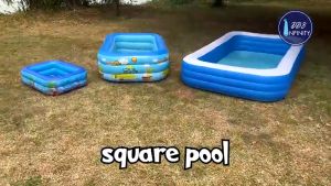 Motion Plus สระว่ายน้ำ เป่าลม สระน้ำเป่าลม 3 ชั้น ด้านล่างหนาขึ้น สระน้ำเป่าลม ขนาใหญ่ Swimming Pool สระน้ำครอบครัว