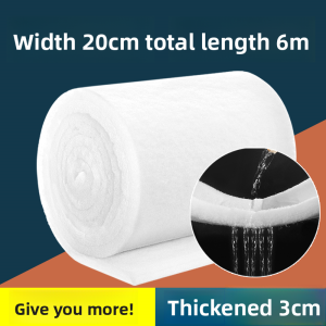 MONLEYTA | High Density White Sponge Aquarium Fish Pond Purification Filter Cotton Specialized Water Filtering Material For Aquatic Tanks